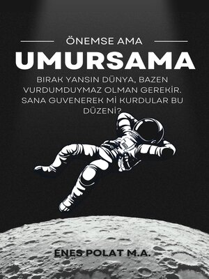 cover image of Önemse Ama Umursama